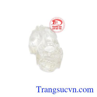 Tỳ hưu thạch anh trắng đẹp thích hợp cho người mệnh thủy và mệnh kim.