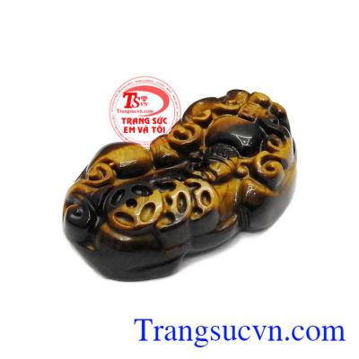 Đá mắt hổ màu nâu vàng hợp với mệnh kim, mệnh thổ