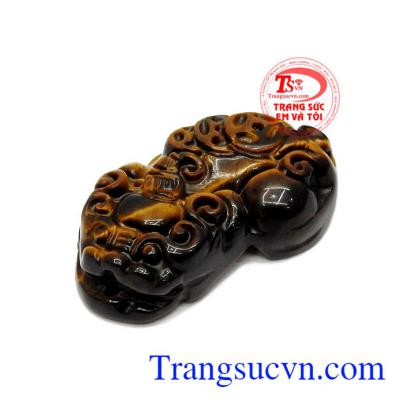 Mặt tỳ hưu mắt hổ hộ thân được ví như vật hộ mệnh giúp người sở hữu vững vàng, ổn định tâm lý