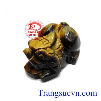 Mặt tỳ hưu mắt hổ thịnh vượng phù hợp với mệnh kim, mệnh thổ