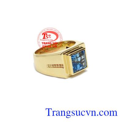 Nhẫn nam Topaz Thịnh Vượng, giao hàng nhanh trên toàn quốc