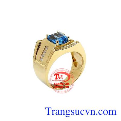 Nhẫn nam Topaz Thời Trang