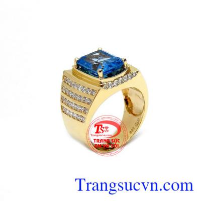 Nhẫn Nam Topaz Hoàng Gia