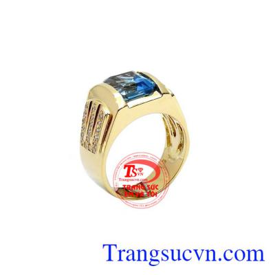 Nhẫn Nam Topaz Sang Trọng