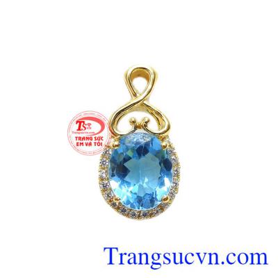 Mặt dây topaz đẹp