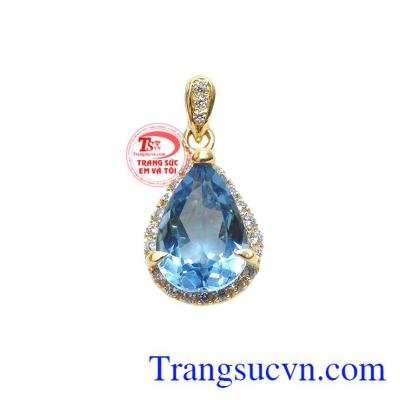 Mặt dây topaz quyến rũ