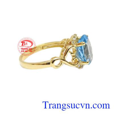 Đá topaz giúp người dùng tập trung tâm trí, giúp tỉnh táo và đưa ra quyết định đúng đắn.