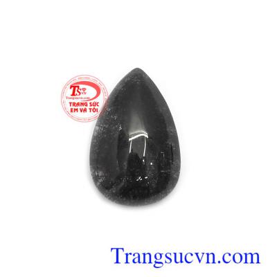 Mặt thạch anh tóc đen tài lộc bền đẹp, chất lượng, màu sắc độc đáo