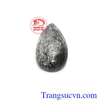 Mặt thạch anh tóc đen an nhiên tài lộc