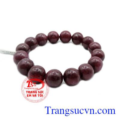 Chuỗi ruby thiên nhiên may mắn