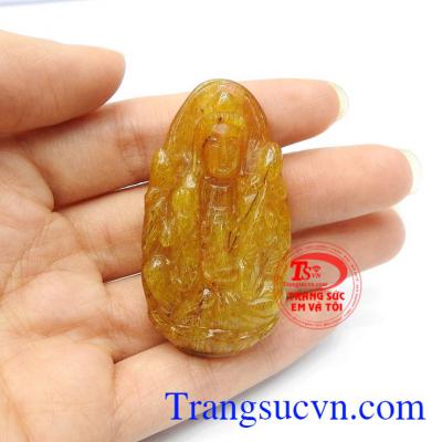 Đá thạch anh tóc vàng hợp với mệnh kim, mệnh thổ