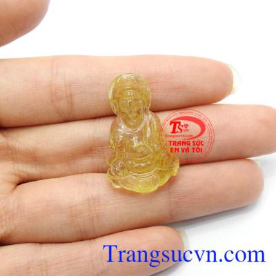 Đá thạch anh tóc vàng phù hợp với người mệnh thổ, mệnh kim