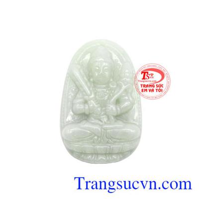 Mặt Phật Bản Mệnh tuổi Sửu - Dần được làm từ ngọc cẩm thạch thiên nhiên