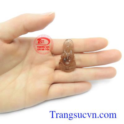 Mặt dây chuyền thạch anh tóc thiên nhiên sang trọng, tinh  tế