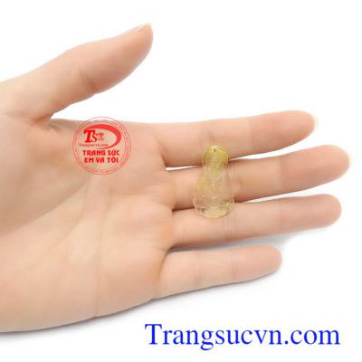 Mặt Phật bà thạch anh tóc thánh thiện