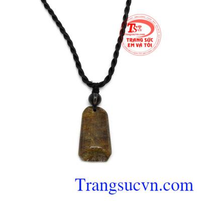 Mặt dây thạch anh tóc may mắn, giao hàng nhanh trên toàn quốc