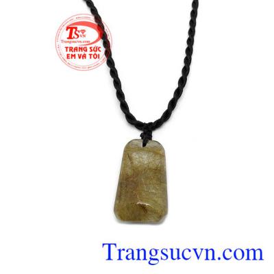 Mặt dây thạch anh tóc hưng thịnh, giao hàng nhanh trên toàn quốc