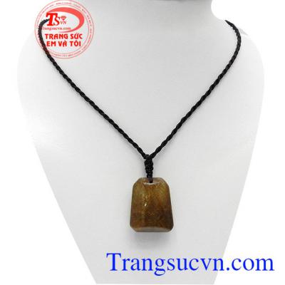 Mặt dây thạch anh tóc thịnh vượng với nguồn năng lượng từ thiên nhiên nhiên ban tặng