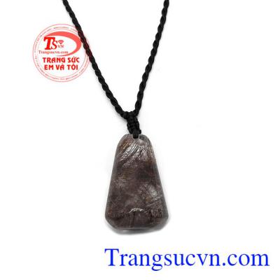 Mặt dây thạch anh tóc nâu, giao hàng nhanh trên toàn quốc