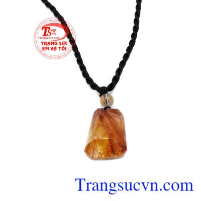 Mặt dây thạch anh tóc tự nhiên, giao hàng nhanh trên toàn quốc