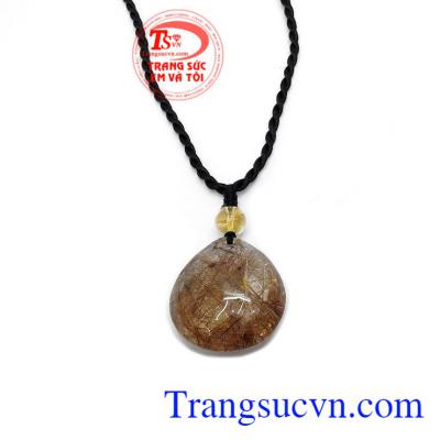 Mặt dây thạch anh tóc quyền lực, giao hàng nhanh trên toàn quốc