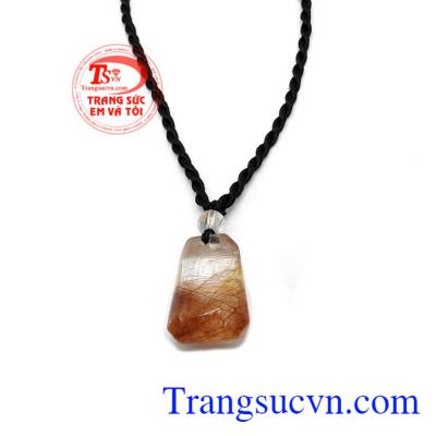 Mặt dây thạch anh tóc cao cấp, giao hàng nhanh trên toàn quốc