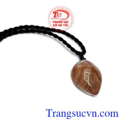 Mặt dây thạch anh tóc cá tính