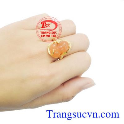 Nhẫn nữ tỳ hưu vàng đắc lộc là sản phẩm được bạn nữ ưa thích
