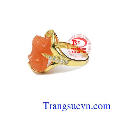 Nhẫn nữ tỳ hưu vàng đắc lộc, bảo hành 6 tháng, giao hàng nhanh trên toàn quốc