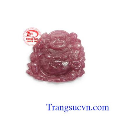 Mặt Di lặc ruby bình an