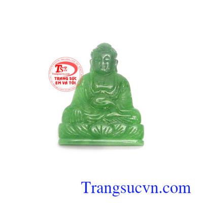 Mặt A Di Đà cẩm thạch cát tường may mắn