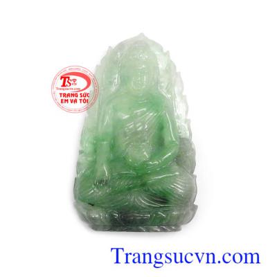 Mặt phật A Di Đà đại cát ngọc phỉ thúy thiên nhiên bền đẹp, chất lượng, màu sắc tươi sáng