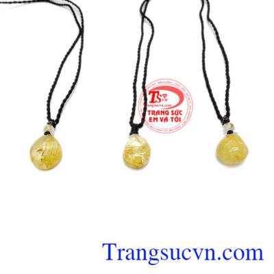 Mặt đá thạch anh tóc vàng tài lộc có nhiều mẫu mã để bạn lựa chọn