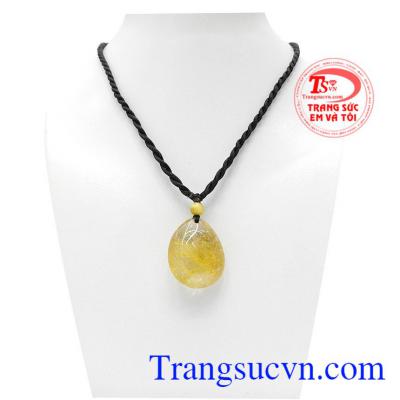 Mặt đá thạch anh tóc vạn thọ mang lại sức khỏe bình an người đeo tránh khỏi bệnh tật