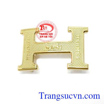 Thắt lưng Hermes vàng 18k là sản phẩm được thiết kế 3D sang trọng, sắc nét, tỉ mỉ đến từng chi tiết