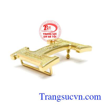 Mặt thắt lưng vàng 18k được thiết kế 3D tinh xảo
