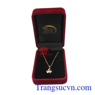 Bộ dây chuyền cỏ 3 lá xinh xắn