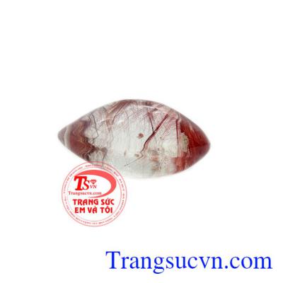 Mặt đá thạch anh đỏ thiên nhiên. 