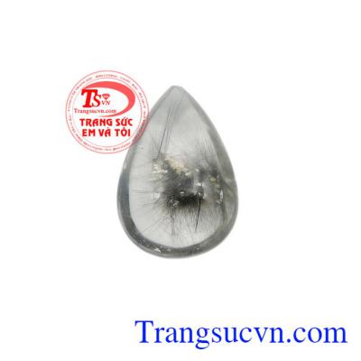 Mặt đá thạch anh tóc đen.