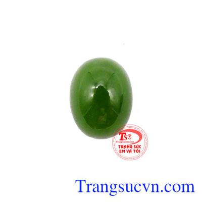 Mặt Nephrite cao cấp được chế tác từ ngọc Nephrite thiên nhiên chuẩn có giấy kiểm định được trung tâm kiểm định cấp.