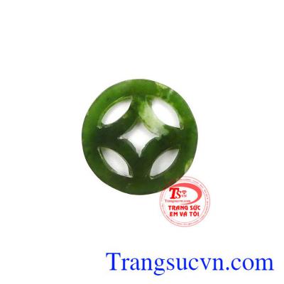 Mặt Nephrite đồng tiền