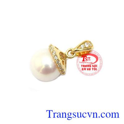 Mặt Dây Ngọc Trai Phú Quý vàng 14k. bảo hành 12 tháng, giao hàng nhanh trên toàn quốc
