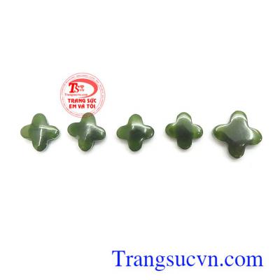 Mặt ngọc nephrite thiên nhiên
