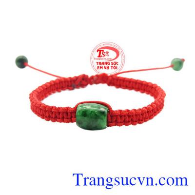 ây tết Jadeite bình an được chế tác từ ngọc cẩm thạch thiên nhiên chuẩn chất lượng