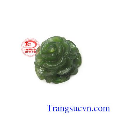 Mặt ngọc nephrite cát lộc