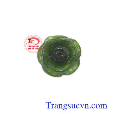 Mặt ngọc nephrite quyền lực màu sắc đẹp, chất lượng cao, chạm khắc tinh xảo