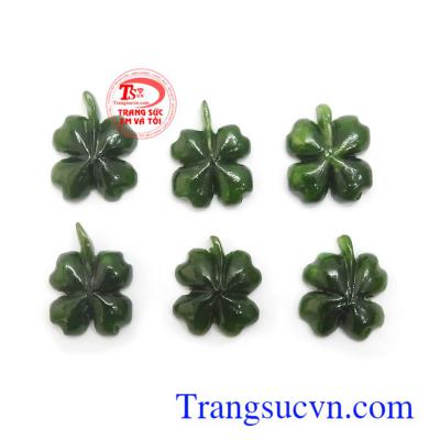 Mặt ngọc nephrite thiên nhiên sang trọng, tinh tế