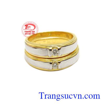 Nhẫn cưới là minh chứng cho tình yêu bền chặt mãi mãi bên nhau.