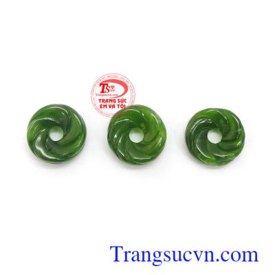 Mặt ngọc bích thiên nhiên thời trang, sang trọng