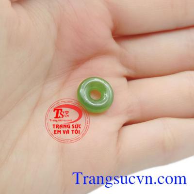 Mặt Nephrite đồng xu chất lượng.